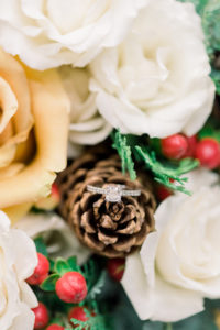 winter wedding ring picture