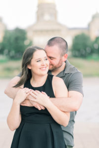 Engagement pictures at Iowa State Capitol