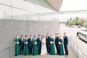 Wedding pictures in downtown Davenport