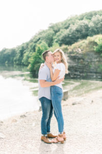 Lake Macbride engagement pictures
