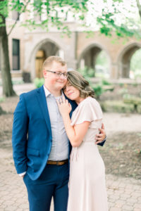 Engagement pictures at Augustana College